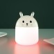 Увлажнитель воздуха ультразвуковой  и ночник 2 в 1 Humidifiers Rabbit с LED подсветкой  лампа кролик белого цвета (205)