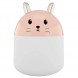 Увлажнитель воздуха ультразвуковой  и ночник 2 в 1 Humidifiers Rabbit с LED подсветкой  лампа кролик розового цвета (205)
