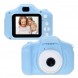 Іграшковий дитячий фотоапарат 3 Мп камера з підтримкою MicroSD до 32 Гб блакитного  кольору