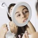 Гнучке кругле дзеркало з LED підсвічуванням Ultra Flexible mirror з 10-тикратним збільшенням на присосці (В)