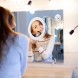 Гнучке кругле дзеркало з LED підсвічуванням Ultra Flexible mirror з 10-тикратним збільшенням на присосці (В)