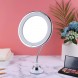 Гнучке кругле дзеркало з LED підсвічуванням Ultra Flexible mirror з 10-тикратним збільшенням на присосці (В)