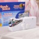 Ручная швейная машинка на батарейках Handy Stitch портативная белая мини-машинка швейная (237)