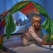 Дитяча палатка мрії для сну Dream Tents тент на ліжко "Динозаври" (212)