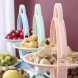 Складана фруктівниця Creative Folding Fruit Plate підставка для фруктів та закусок блакитного, рожевого та зеленого кольору (509)