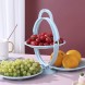 Складана фруктівниця Creative Folding Fruit Plate підставка для фруктів та закусок блакитного, рожевого та зеленого кольору (509)