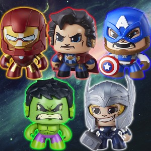 Коллекционная фигурка MARVEL (Марвел) MIGHTY MUGGS супергерои "Мстители" Полная коллекция 8 героев