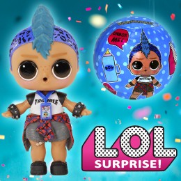 Лялька сюрприз L.O.L хлопчик панк SURPRISE BOYS Punk іграшка "Лол" з аксесуарами (В)