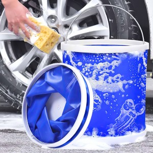 Складне відро Foldaway Bucket 8 л трансформер для миття автомобіля