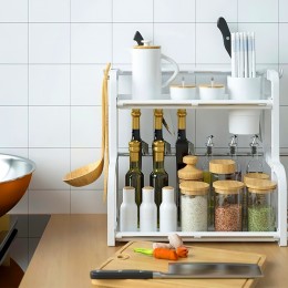 Багатофункціональна кухонна полиця Kitchen seasoning shelf стійка для спецій (212)