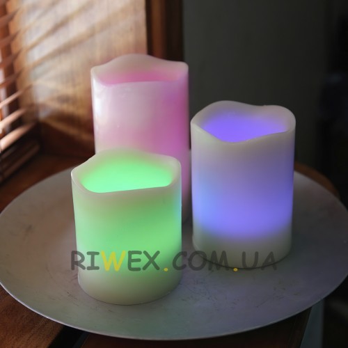 Набор светодиодных LED свечей Luma Candles Color Changing на батарейках