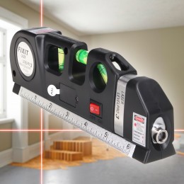 Многофункциональный инструмент лазерный уровень Fixit Laser (нивелир, цифровой уровень, рулетка) 
