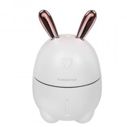  Ультразвуковий зволожувач повітря та нічник 2 в 1 Humidifiers Rabbit, Білий