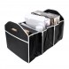 Складаний тканинний органайзер для багажника автомобіля Car Boot Organiser сумка для машини чорного кольору (509)