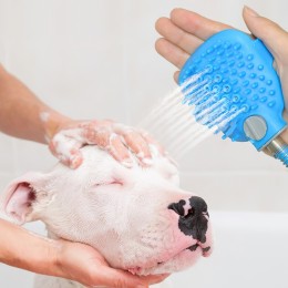 Массажная перчатка для мойки животных Aquapaw силиконовый душ купания для собак (212)