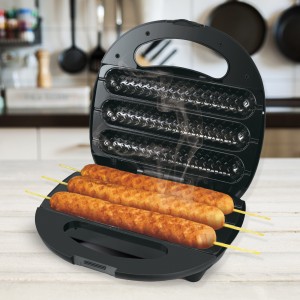 Гриль для приготовления хот-догов, корндогов KC 1132 Hot Dog Maker электрогриль для сосисок (212)