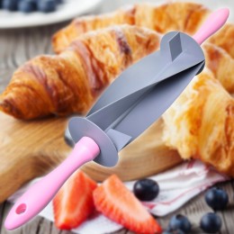 Скалка для нарізки тіста Sweet Croissant Cutter ніж для рівної нарізки круасанів (211)