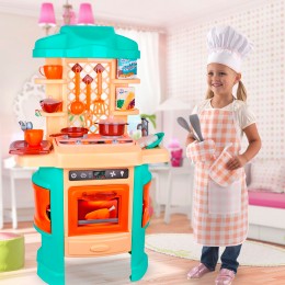 Детская игровой набор игрушечная кухня Kitchen 5637 с музыкальными и световыми эффектами (IGR24)
