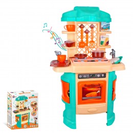 Детская игровой набор игрушечная кухня Kitchen 5637 с музыкальными и световыми эффектами (IGR24)