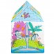 Детская каркасная палатка MR 0640-2 игровой домик "Джунгли" голубого цвета (IGR24)