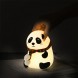 Дитячий бездротовий силіконовий нічник "Панда" з RGB підсвічуванням 7 кольорів (237)