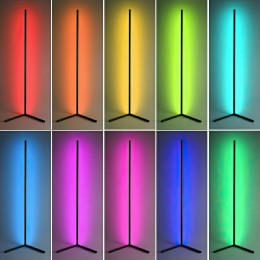 Угловой напольный торшер светодиодный светильник RGB с пультом и управлением с телефона 330+ световых эффектов EL-2187 (237)